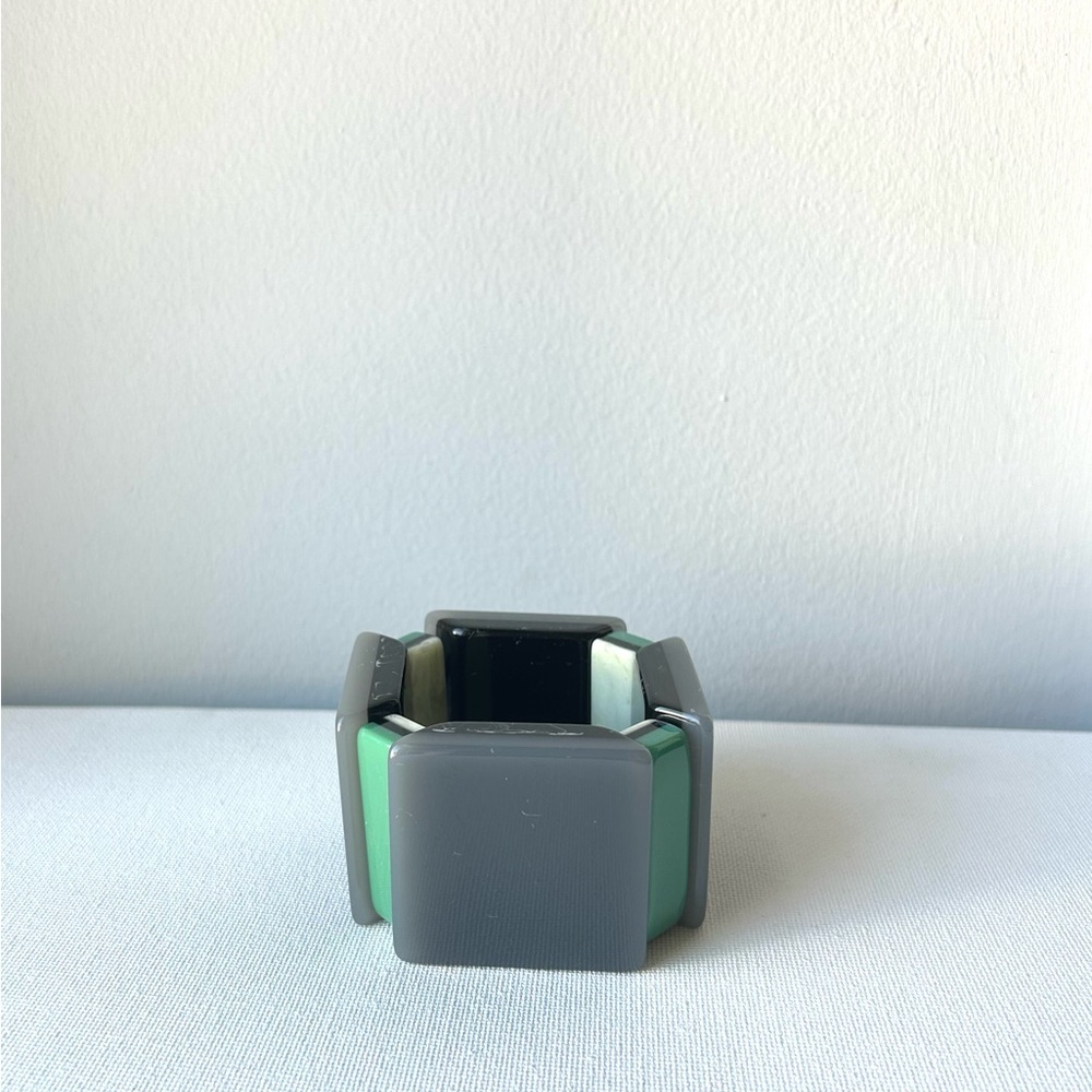 Vintage Chunky Resin Retro Mod Bracelet - Picture 5 of 6